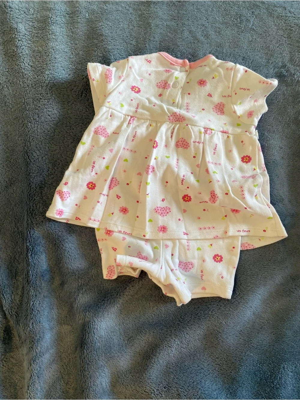 Vintage Y2K Set of 3 Baby Girl Dresses and Rompers, size 6-9 months